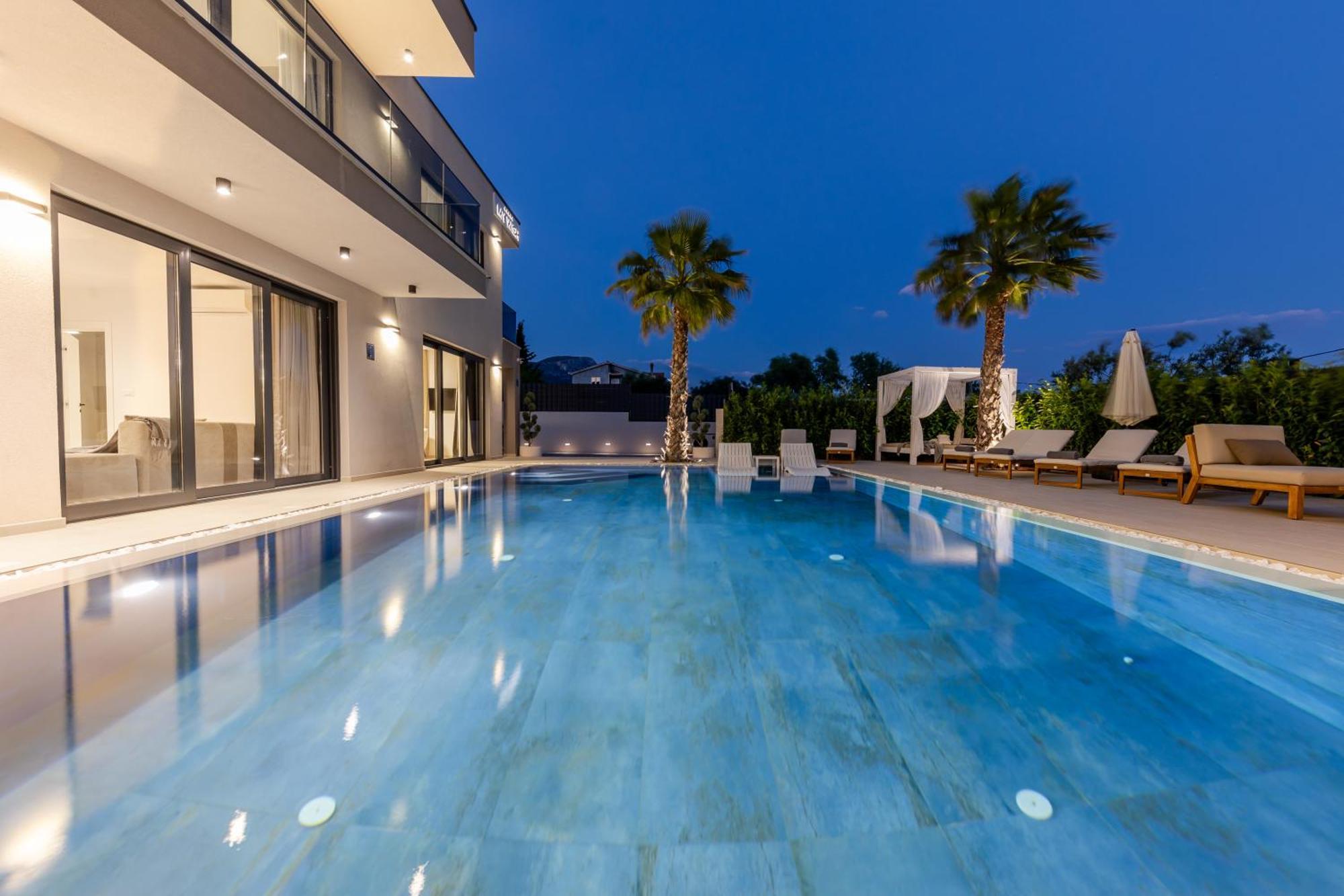 Luxury Villa My Wish With Pool Каштел-Стари Экстерьер фото